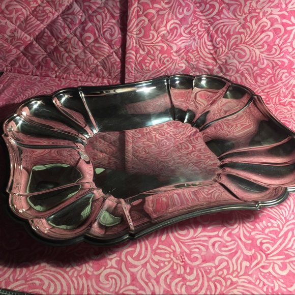 Gorham Heritage EP Silver YH Rectangle Platter - Picture 3 of 7